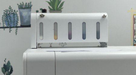 دعم الطباعة CMYK + W ، صورة الطباعة ملونة وعالية الدقة.