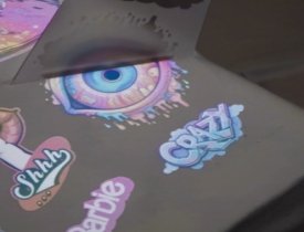 Colorful Reflective DTF film